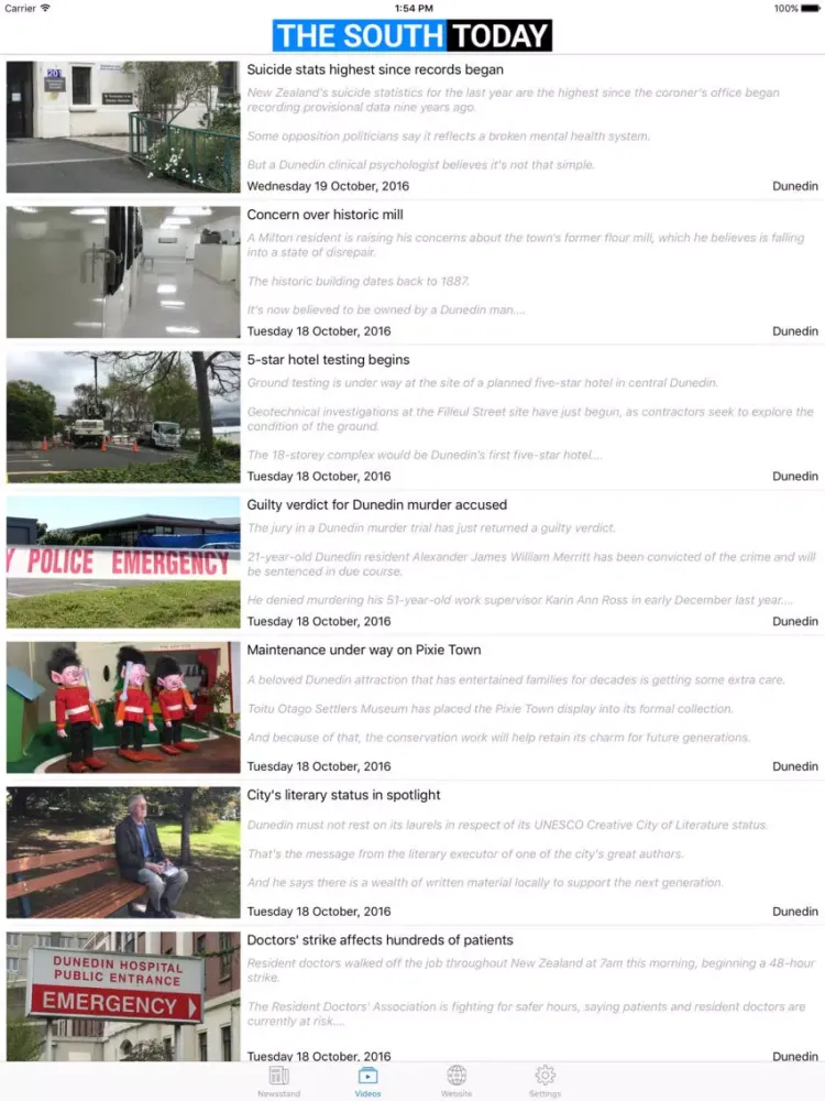 The News iPad  Screenshots