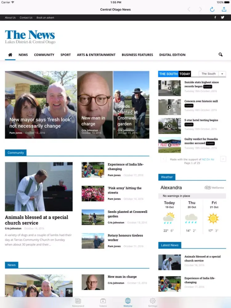 The News iPad  Screenshots