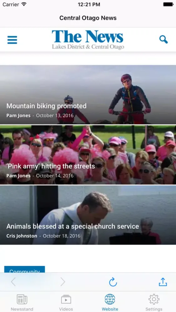 The News Screenshots