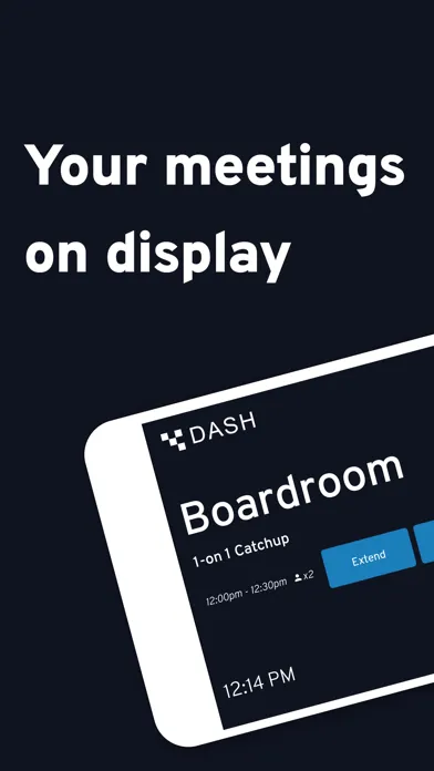Dash - meeting room display 스크린샷