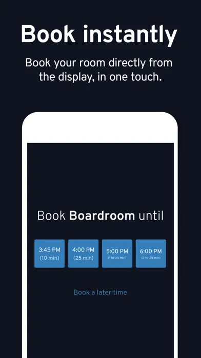 Dash - meeting room display 스크린샷