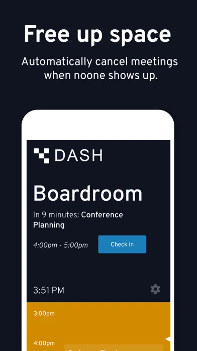 Dash - meeting room display 스크린샷