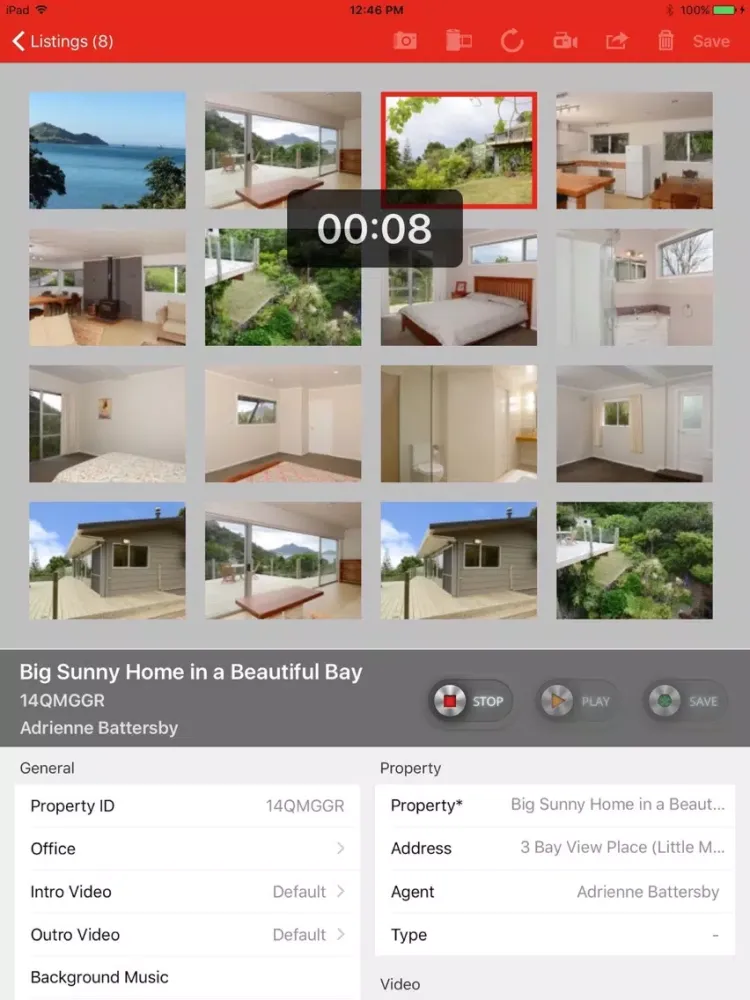 Ảnh chụp màn hình của AutoPlay Real Estate iPad 