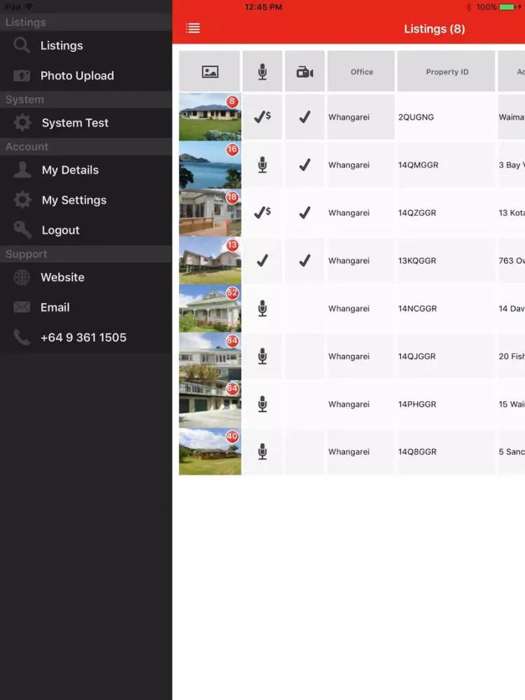 Ảnh chụp màn hình của AutoPlay Real Estate iPad 