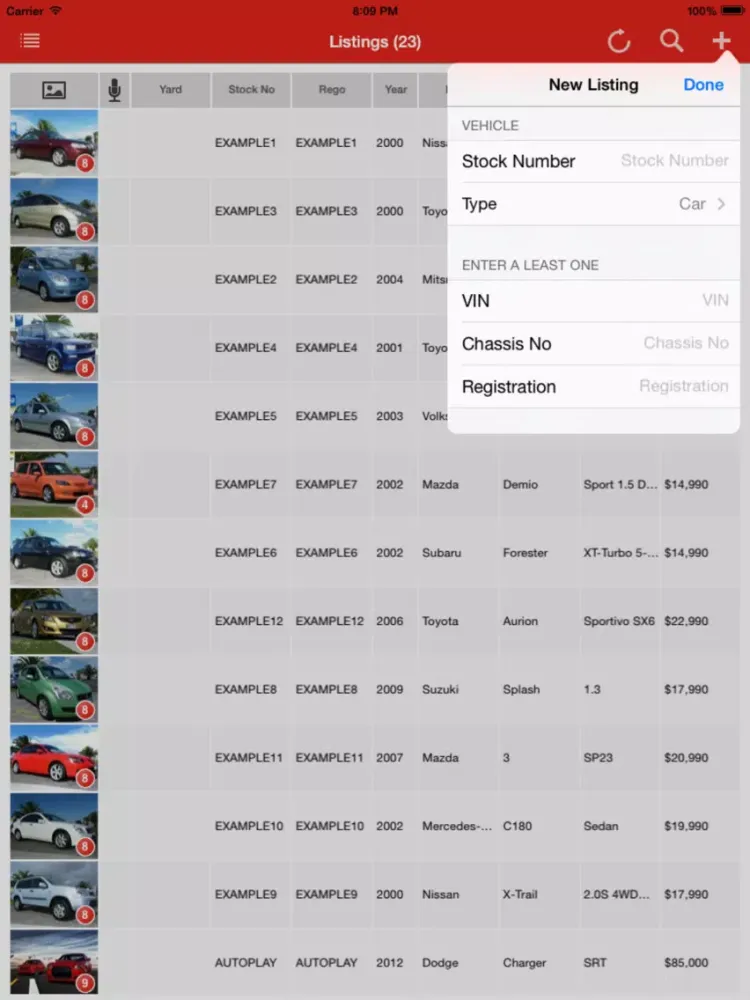 Capturas de pantalla de AutoPlay Automotive iPad 