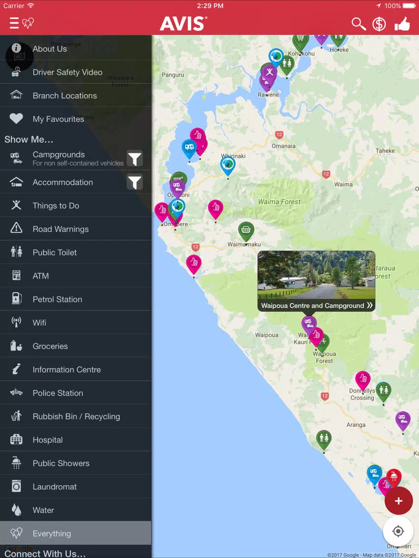 AVIS NZ Travel iPad  Ekran Görüntüleri