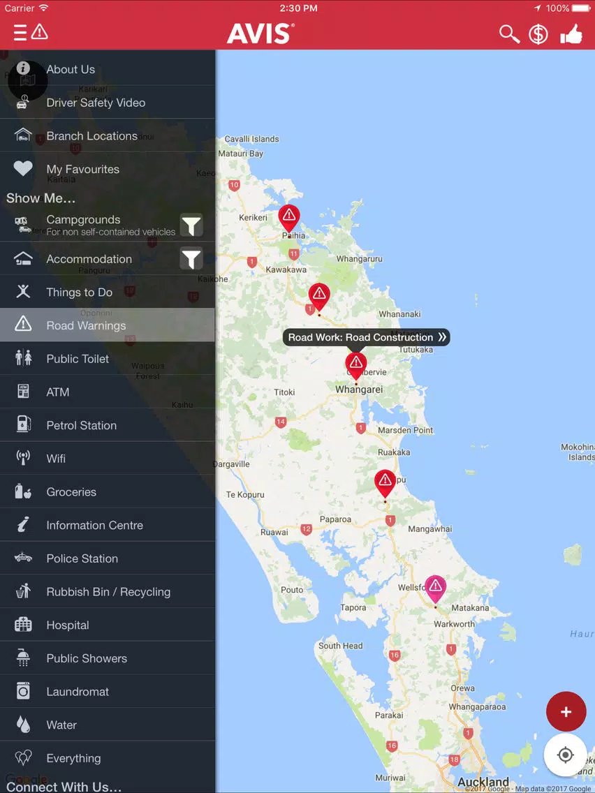 AVIS NZ Travel iPad  Ekran Görüntüleri