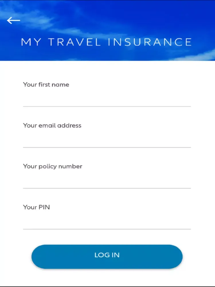 Capturas de pantalla de My Travel insurance iPad 