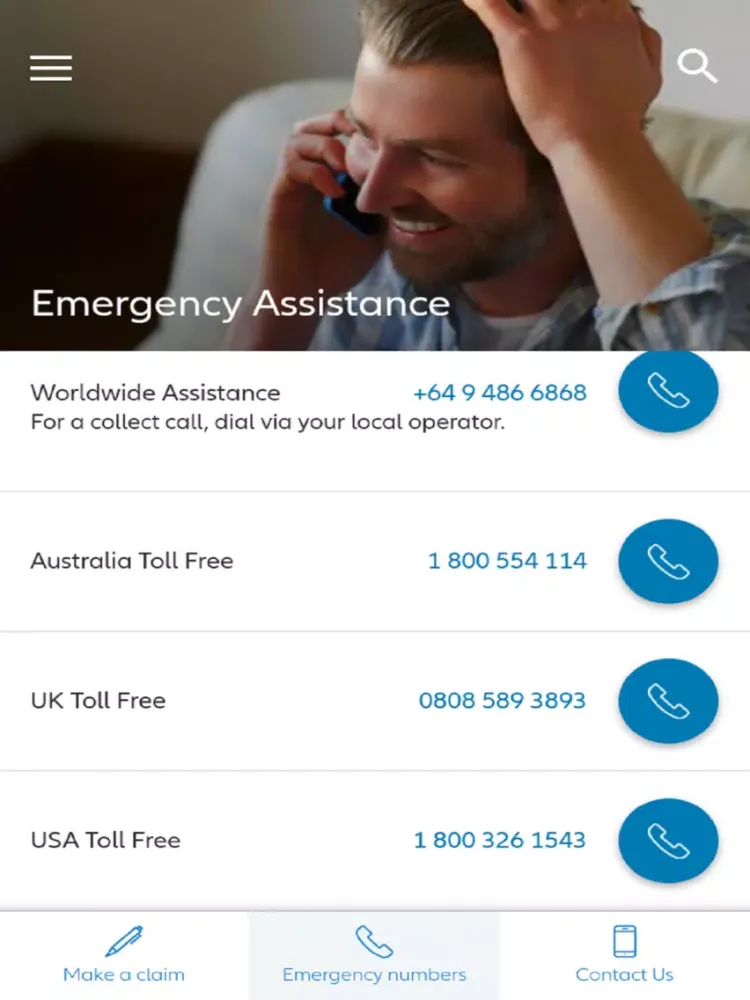 Capturas de pantalla de My Travel insurance iPad 