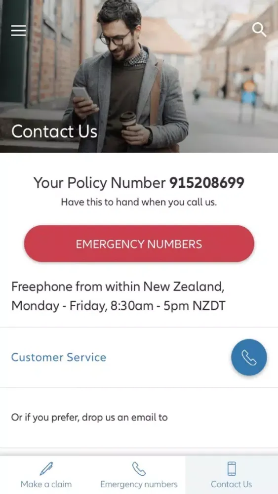 Capturas de pantalla de My Travel insurance