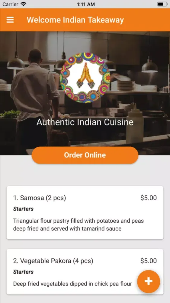 Welcome Indian Takeaway স্ক্রিনশট