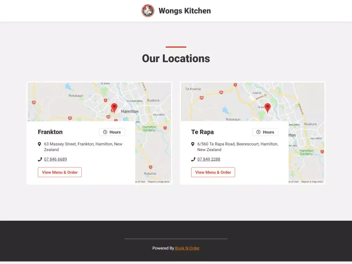 Wongs Kitchen iPad 應用截圖
