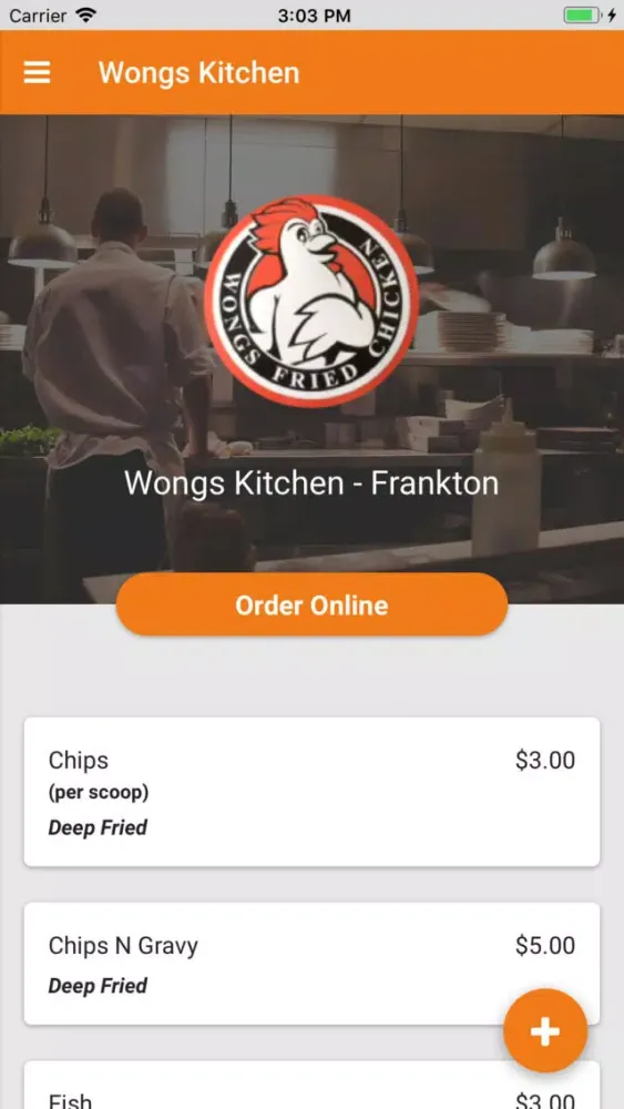 Wongs Kitchen應用截圖