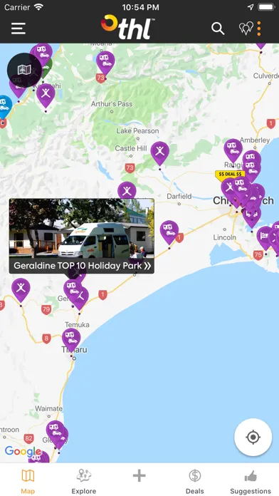 Capturas de tela do thl Roadtrip
