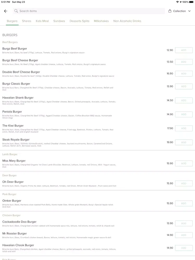 Скриншоты Burgz Burger iPad 