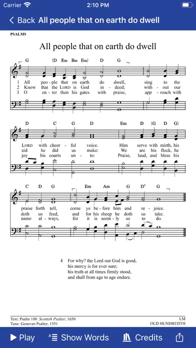 Classic Hymnal स्क्रीनशॉट