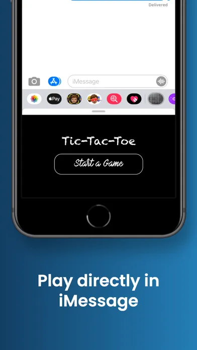 Tic Tac Toe game for iMessage! Ekran Görüntüleri