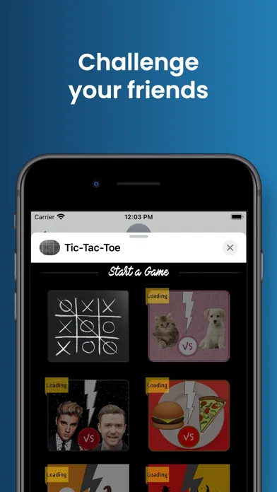 Tic Tac Toe game for iMessage! Ekran Görüntüleri