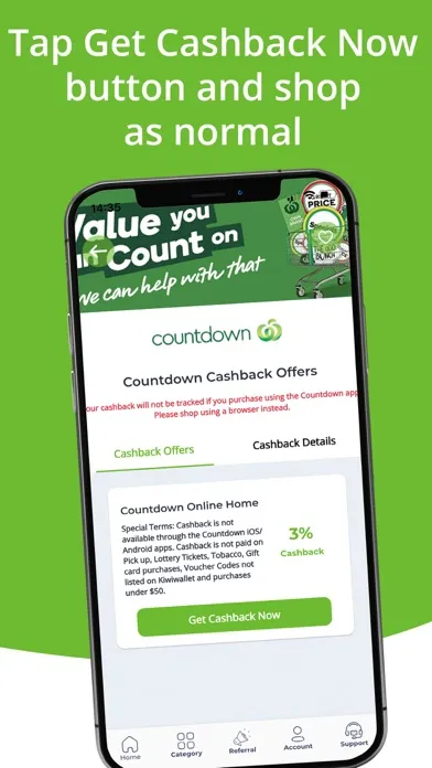 Screenshot di Kiwiwallet: Cashback & Offers