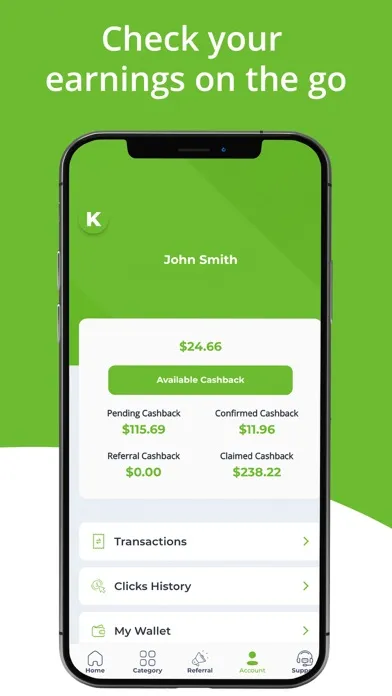 Screenshot di Kiwiwallet: Cashback & Offers