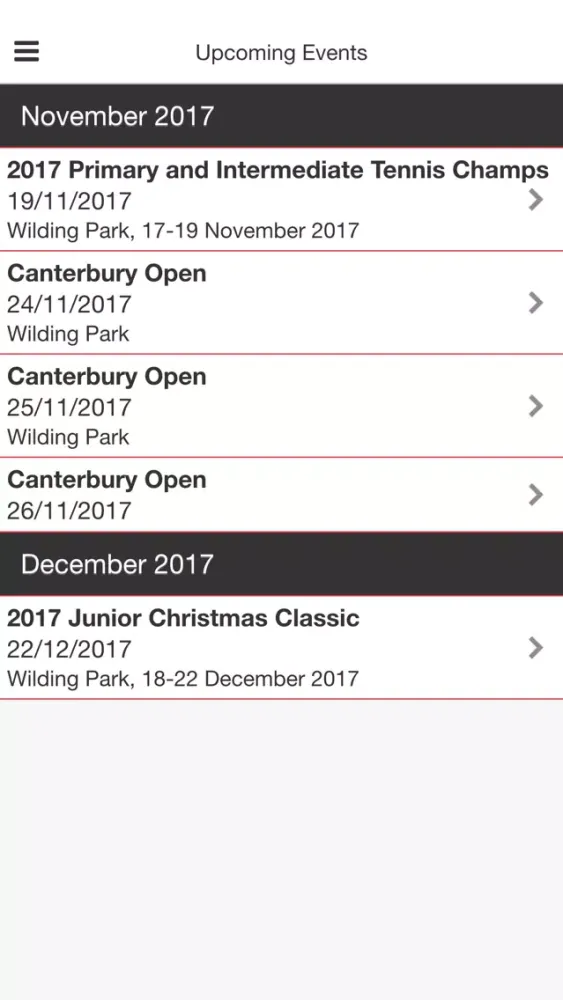 Tennis Canterbury Screenshots