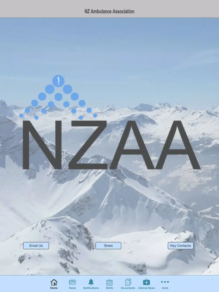 ภาพหน้าจอของ NZAmbulance Association iPad 