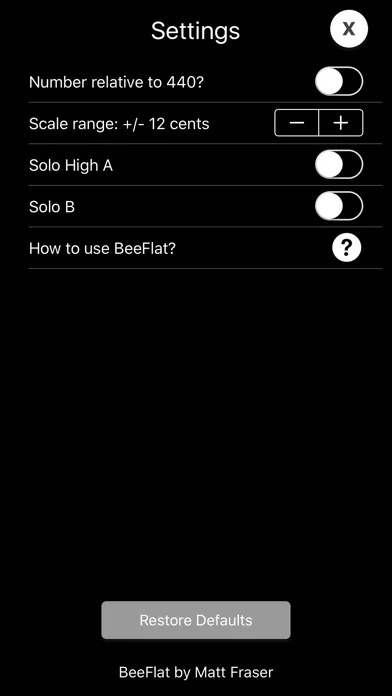 BeeFlat Bagpipe Tuner स्क्रीनशॉट