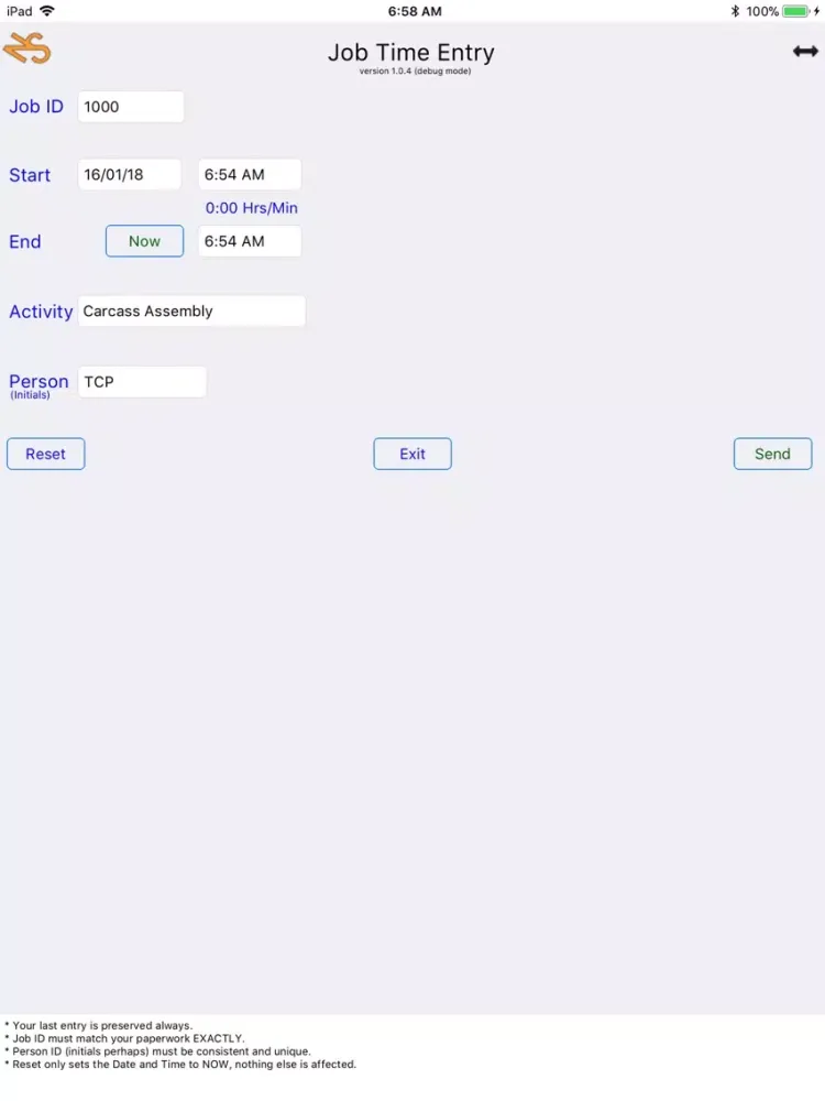 Скриншоты KQM Time Sheets iPad 
