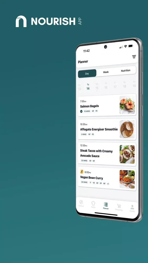 Nourish App Ekran Görüntüleri
