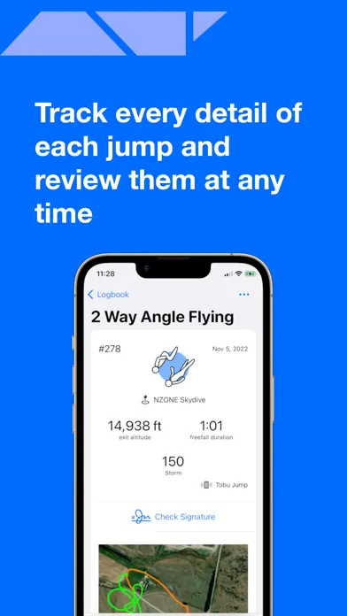 Tobu - Skydiving Logbook Screenshots