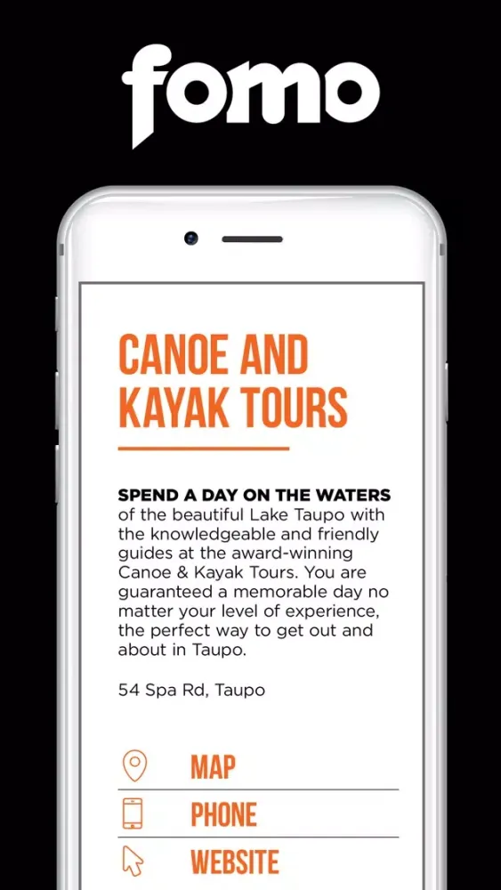FOMO Guide Taupo Ekran Görüntüleri