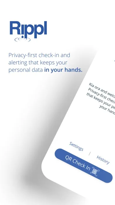 Rippl: Privacy-first Check-in 스크린샷