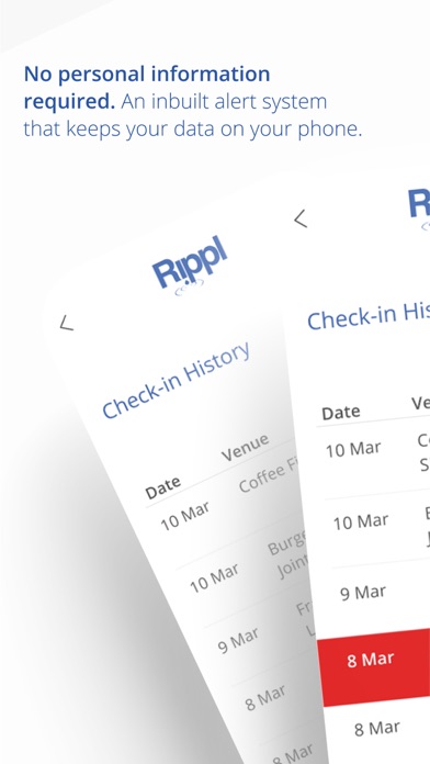 Скриншоты Rippl: Privacy-first Check-in