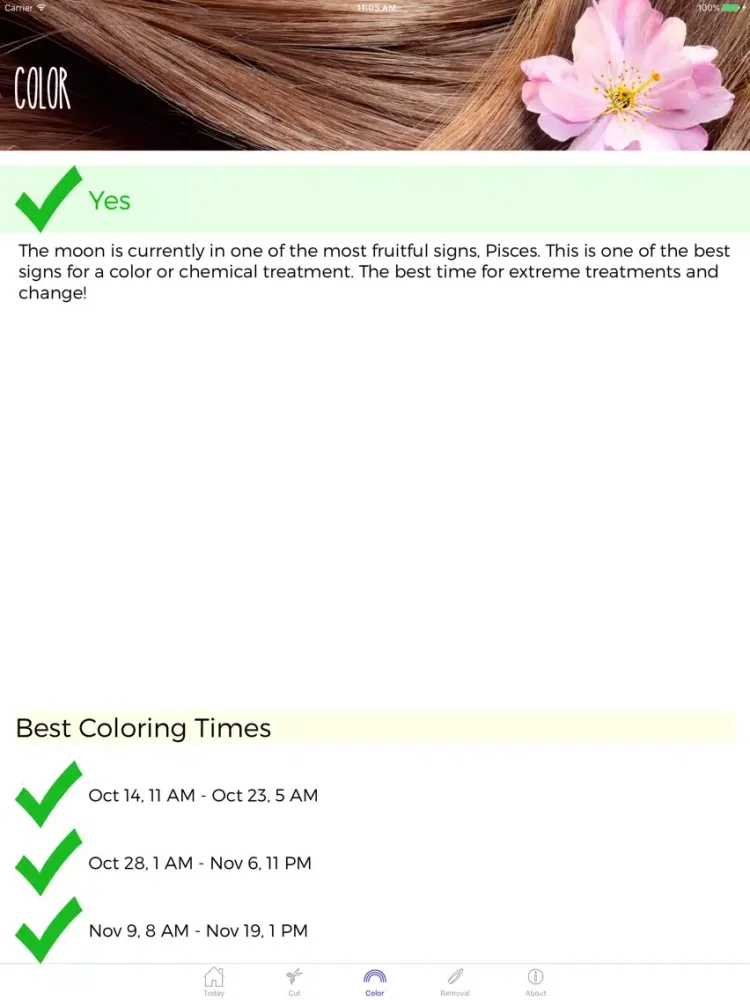 Zrzuty ekranu Hair Astrology Professional iPad 