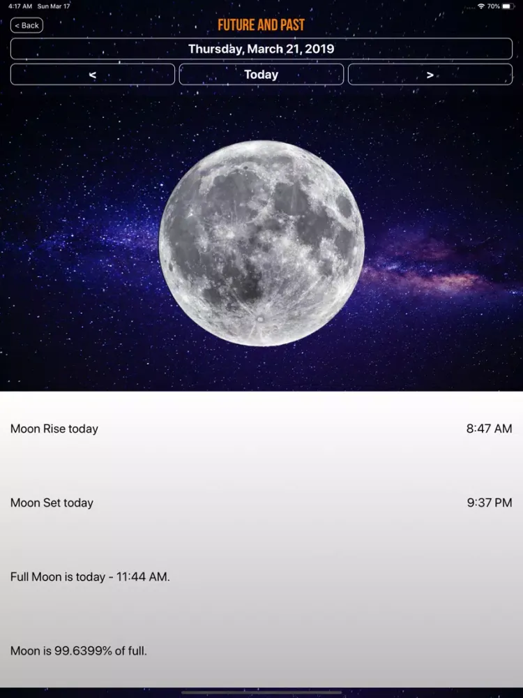 Moon Phase Plus Professional iPad  سکرین شاٹس