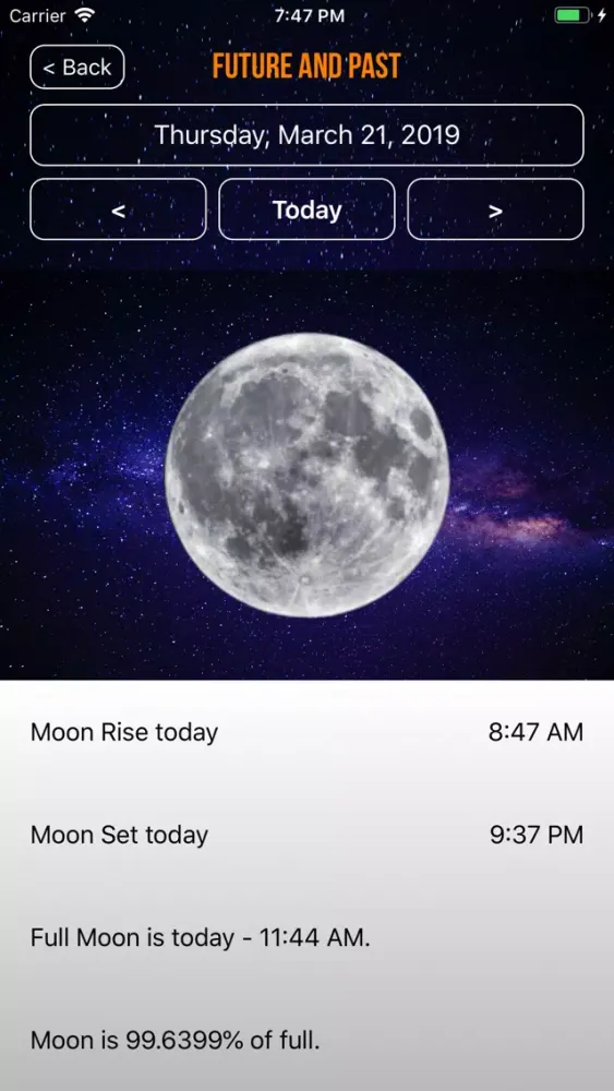 Moon Phase Plus Professional سکرین شاٹس