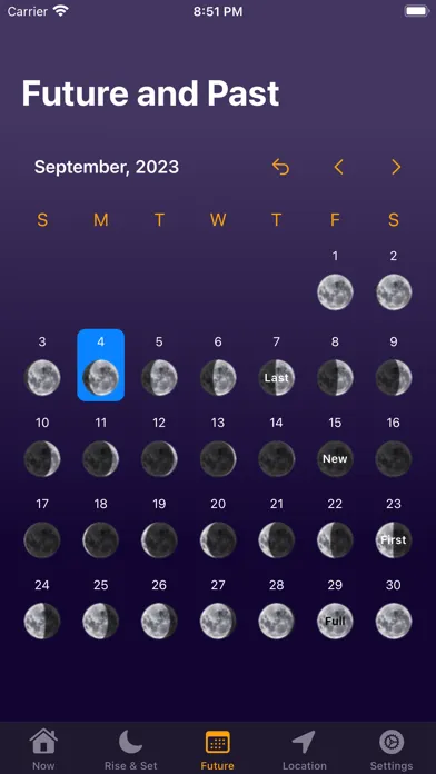 Moon Phase Calendar Plus Screenshots