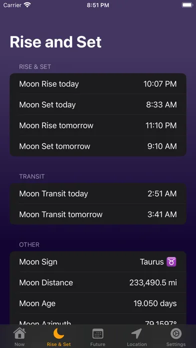 Moon Phase Calendar Plus Screenshots