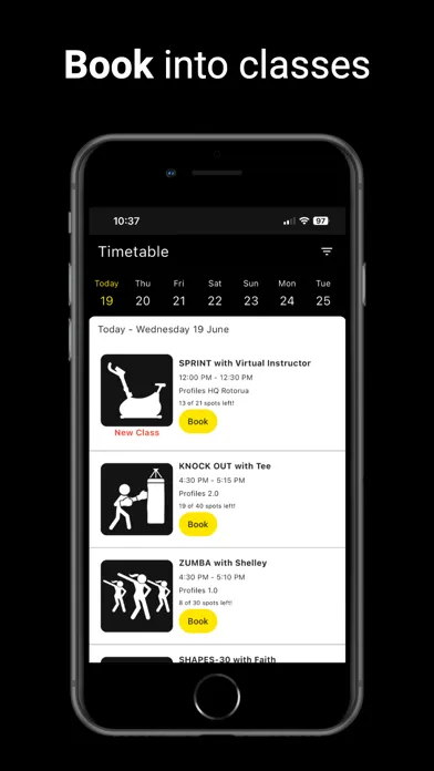 Zrzuty ekranu Profiles Gym
