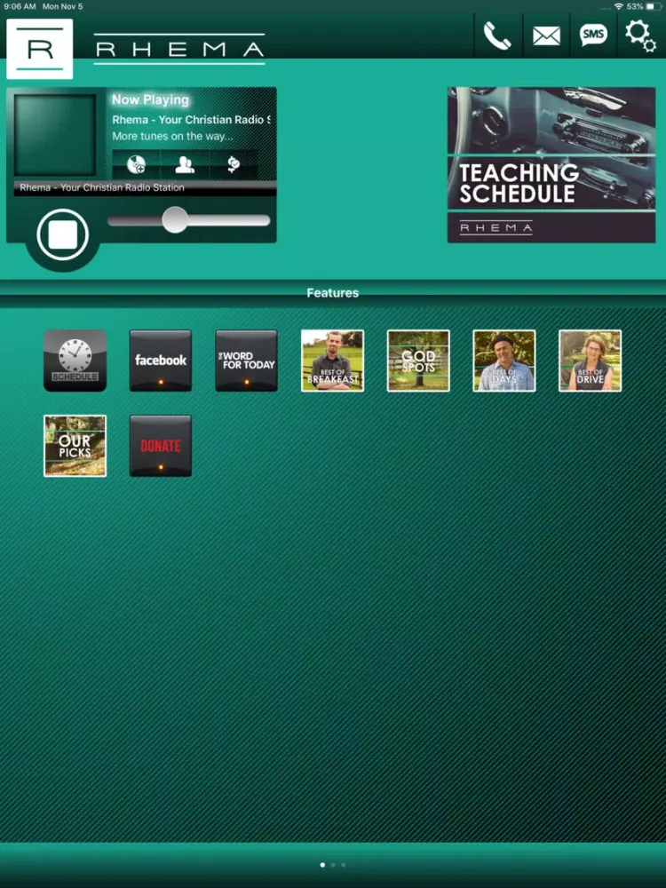 Rhema Media iPad  Screenshots