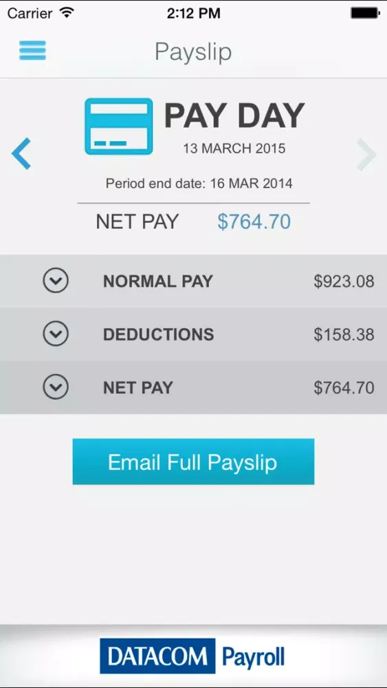 Ảnh chụp màn hình của My SmartPayroll