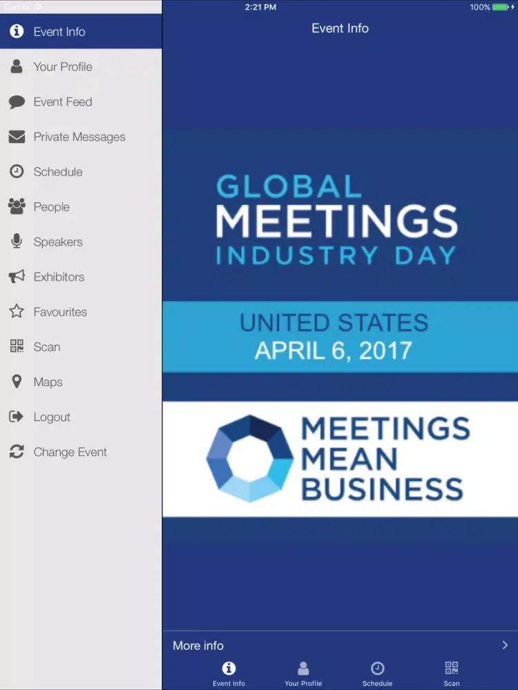 Global Meetings Industry Day iPad  스크린샷