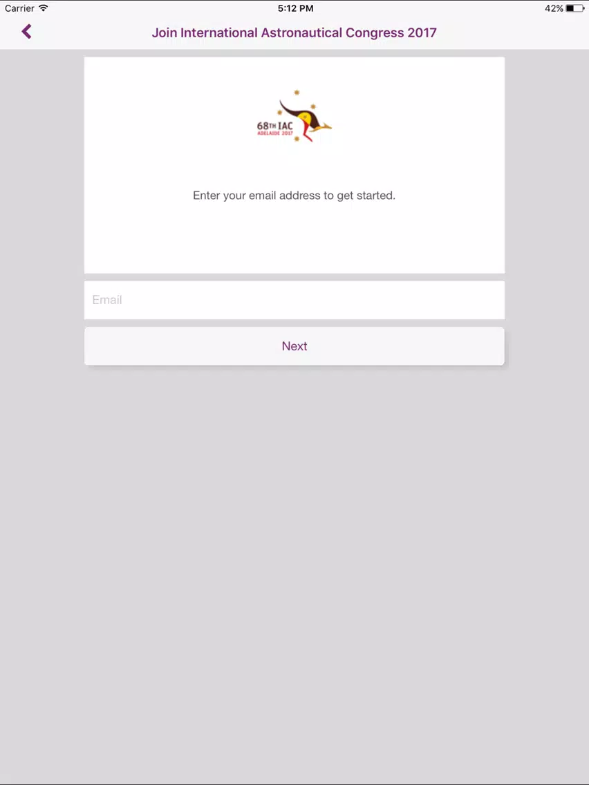 Screenshot di The 68th IAC 2017 iPad 