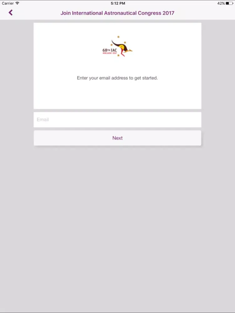 Screenshot di The 68th IAC 2017 iPad 