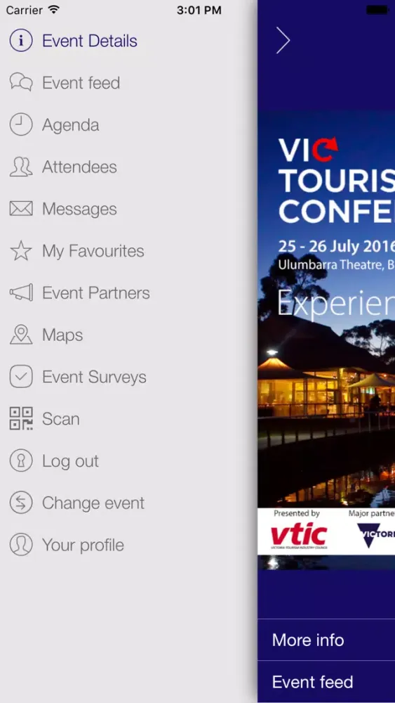 VTIC Events App स्क्रीनशॉट