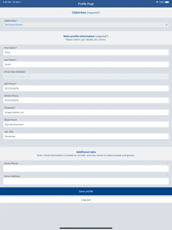 Скриншоты CDEM Hawke's Bay iPad 