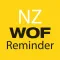 NZ WOF Reminder