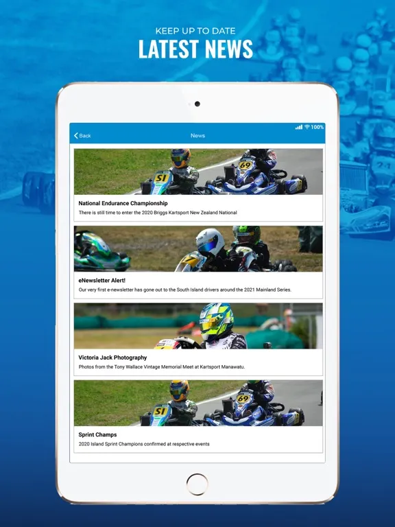 KartSport New Zealand iPad  스크린샷