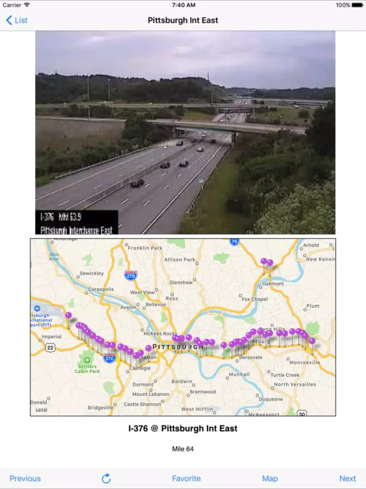 MultiCamPlus Pittsburgh iPad  स्क्रीनशॉट