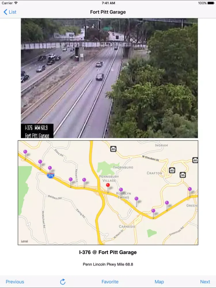 MultiCamPlus Pittsburgh iPad  स्क्रीनशॉट